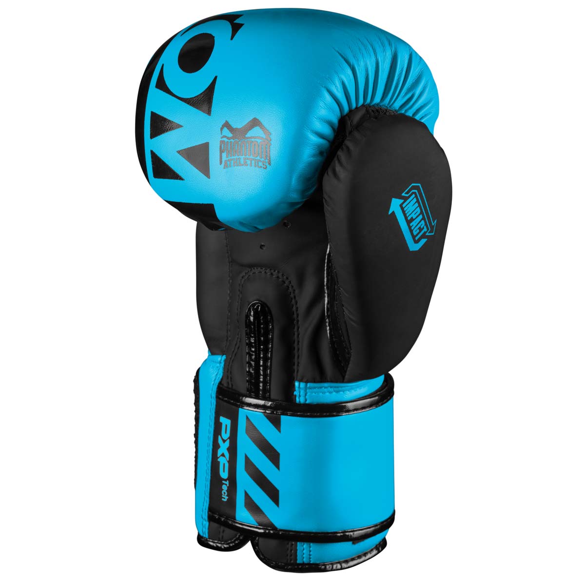 Phantom APEX NEON Boxhandschuhe. Hochwertige Boxing Gloves für deinen Kampfsport. Perfekte Verarbeitung machen diese Boxhandschuhe ideal für Training, Sparring und Wettkampf. Ideal für MMA, Muay Thai, Boxen und Kickboxen. Hier in Neon Blau.