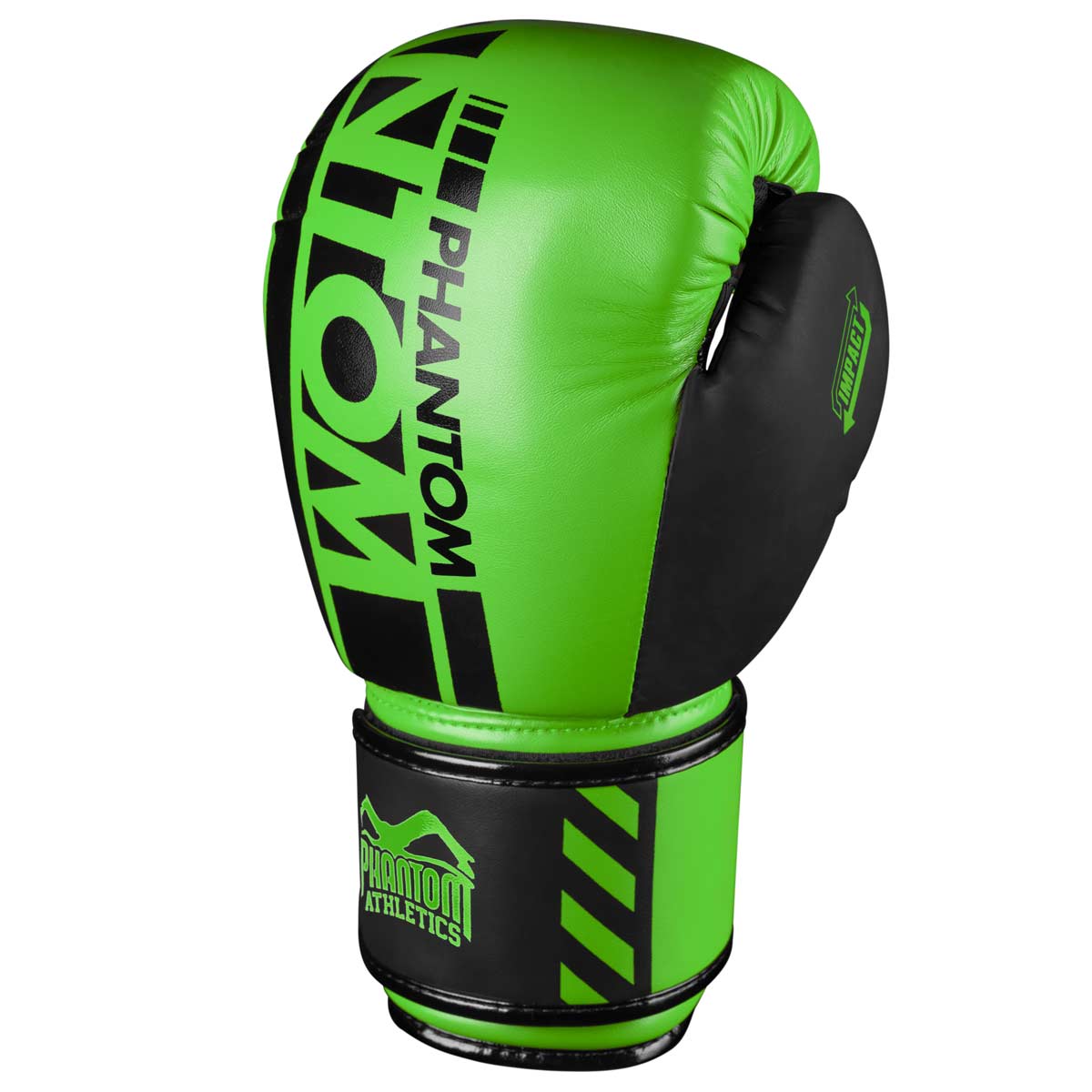 Phantom APEX NEON Boxhandschuhe. Hochwertige Boxing Gloves für deinen Kampfsport. Perfekte Verarbeitung machen diese Boxhandschuhe ideal für Training, Sparring und Wettkampf. Ideal für MMA, Muay Thai, Boxen und Kickboxen. Hier in Neon Grün.