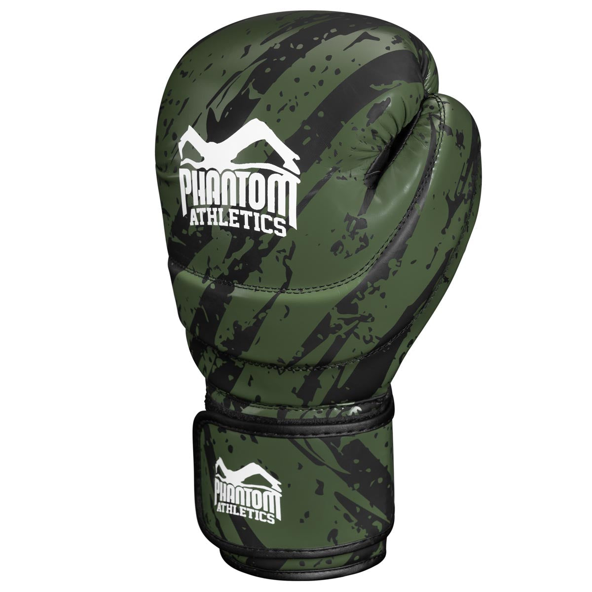 Phantom CAMO TIGER Boxhandschuhe im neuen grün/schwarzen Look. Höchste Qualität für Kampfsporttraining und Wettkampf. Egal ob MMA, Boxen, Kickboxen oder Muay Thai. 