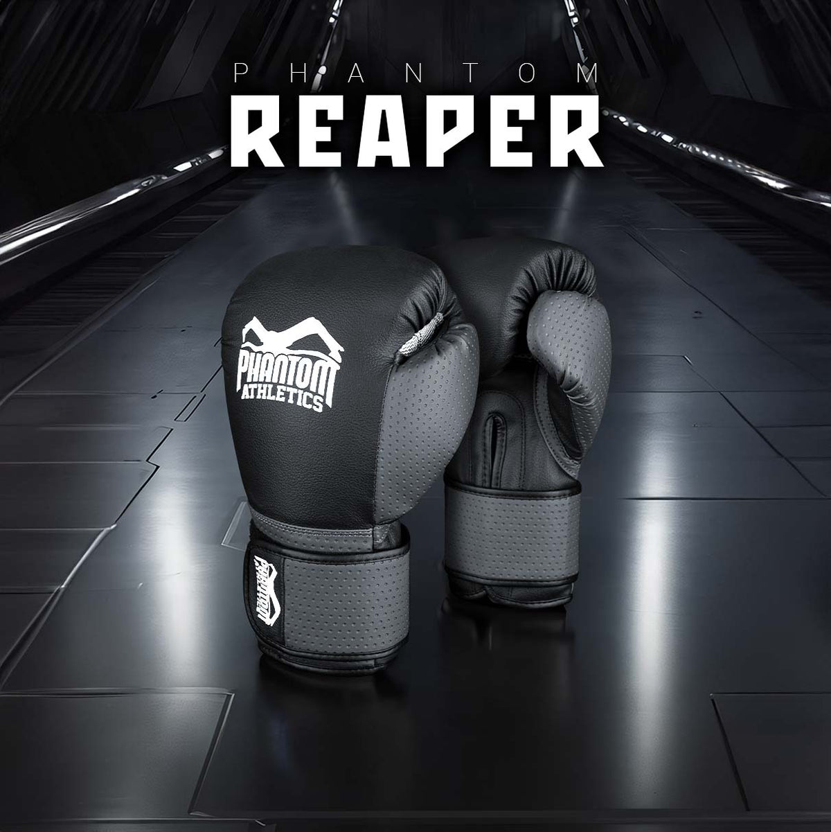 Reaper Boxing Gloves von Phantom Athletics – Diese Handschuhe kombinieren ein auffälliges Design mit maximaler Funktionalität. Dank der ergonomischen Passform und der hervorragenden Polsterung bieten sie dir die perfekte Mischung aus Komfort und Schutz.