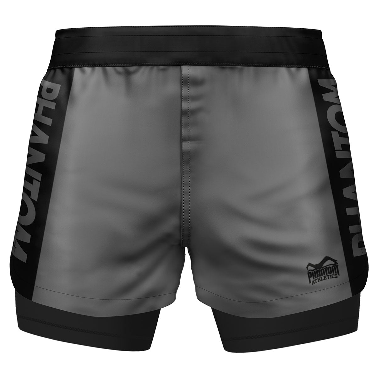 Fightshorts FUSION 2in1 Apex - Grau