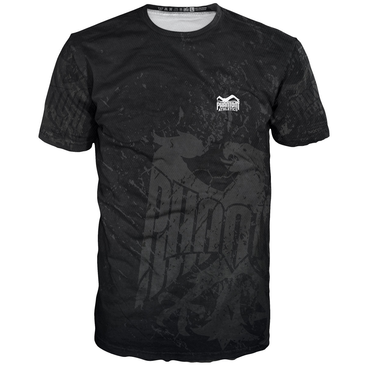 Das Phantom EVO Trainings Fight Shirt  im Team Germany Design. Mit Deutschland Adler und &quot;Never Back Down&quot; Schriftzug. Ideal für deinen Kamfpsport, wie MMA, Muay Thai, Ringen, BJJ oder Kickboxen.