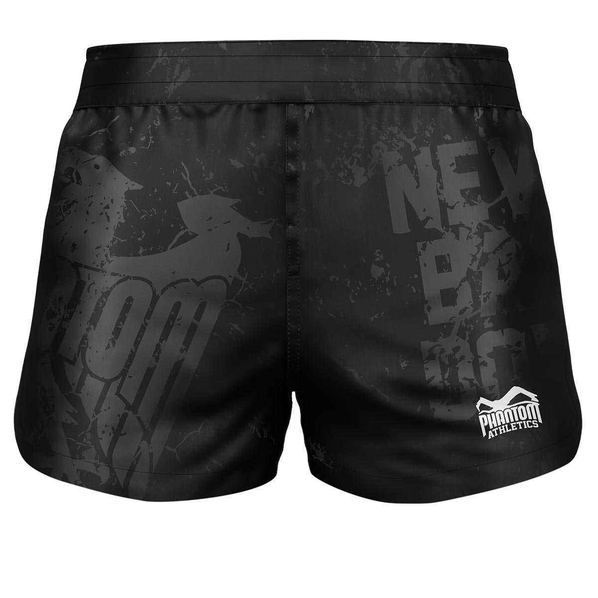 Phantom Fightshorts Fusion 2in1. Ultimative Shorts für deinen Kampfsport. IDeal für MMA, Muay Thai, BJJ, Ringen und mehr. In schwarz mit Team Germany Design.