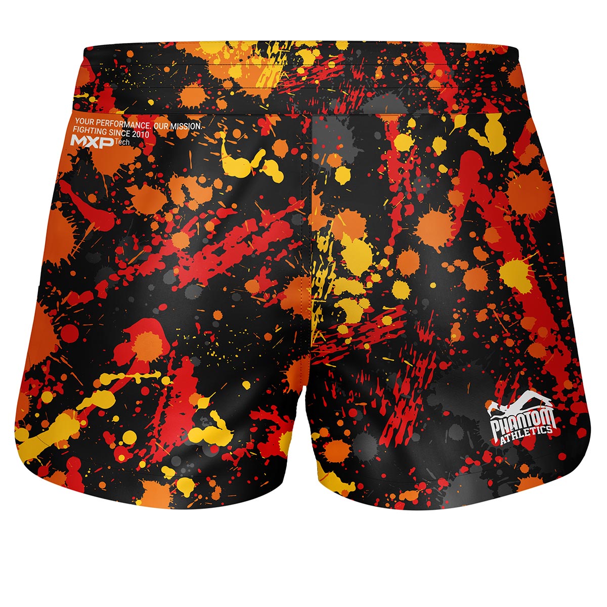 Fightshorts FUSION Splatter  - Rot