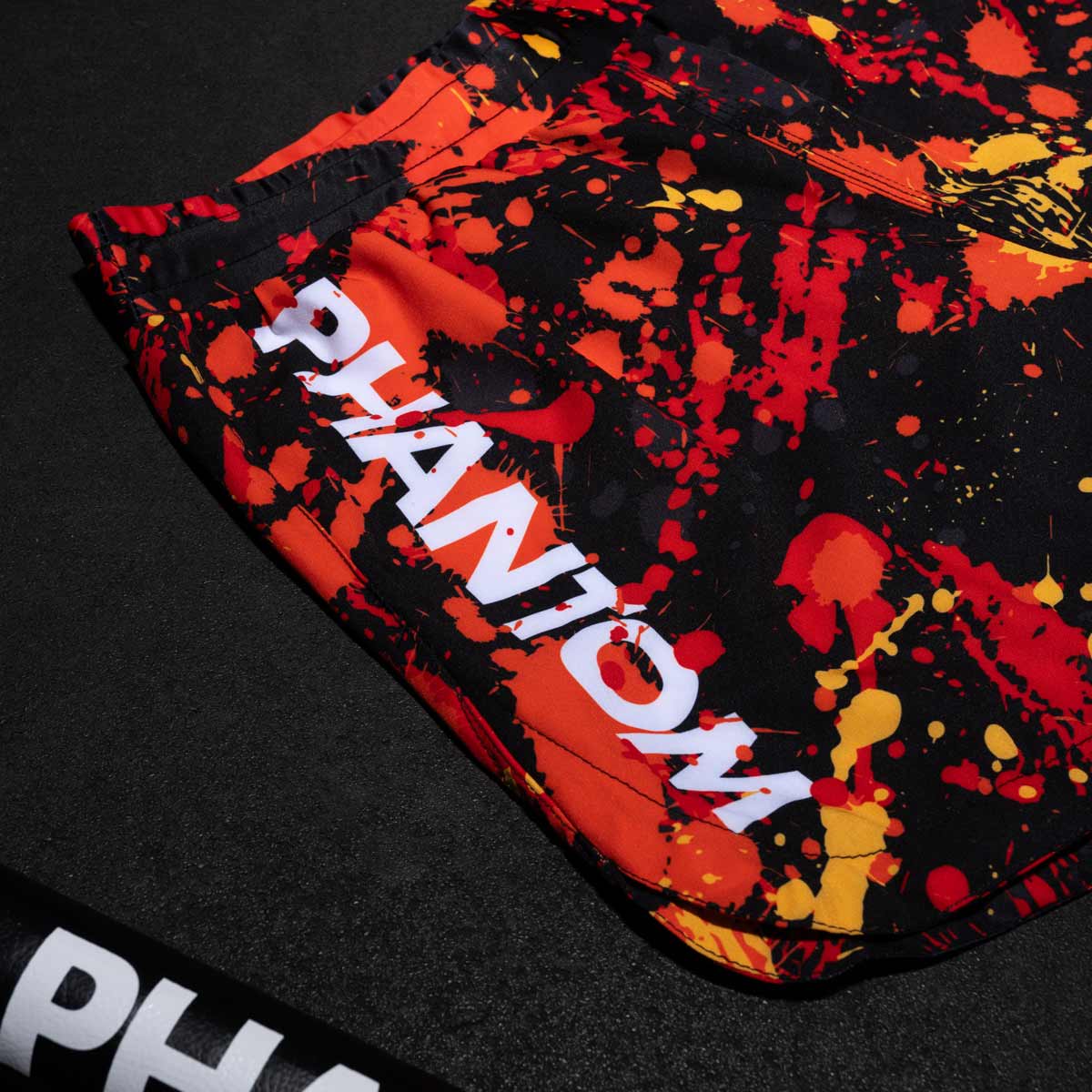 Fightshorts FUSION Splatter  - Rot