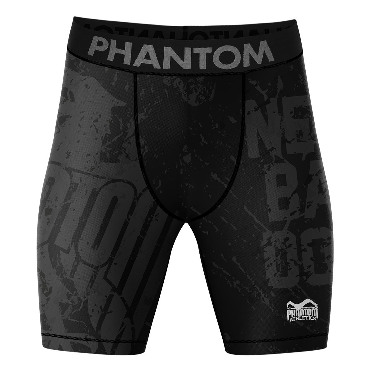 Die Phantom EVO Compression Fightshorts im Team Germany Design. Mit Deutschland Adler und &quot;Never Back Down&quot; Schriftzug. Ideal für deinen Kamfpsport, wie MMA, Muay Thai, Ringen, BJJ oder Kickboxen.