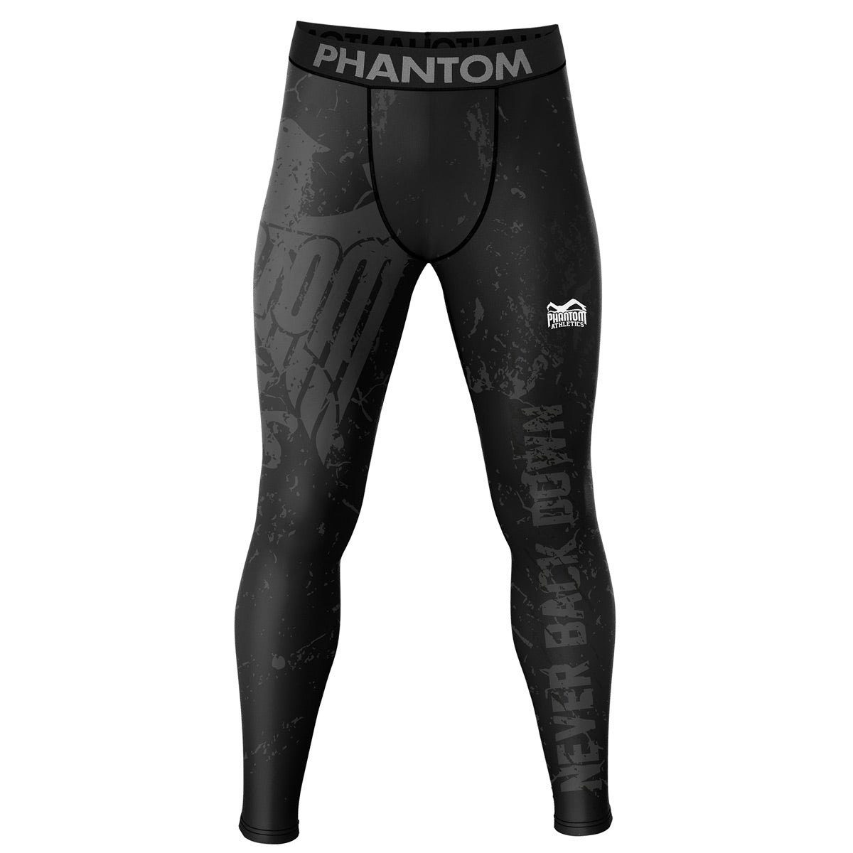 Die Phantom EVO Compression Fightshorts im Team Germany Design. Mit Deutschland Adler und &quot;Never Back Down&quot; Schriftzug. Ideal für deinen Kamfpsport, wie MMA, Muay Thai, Ringen, BJJ oder Kickboxen.