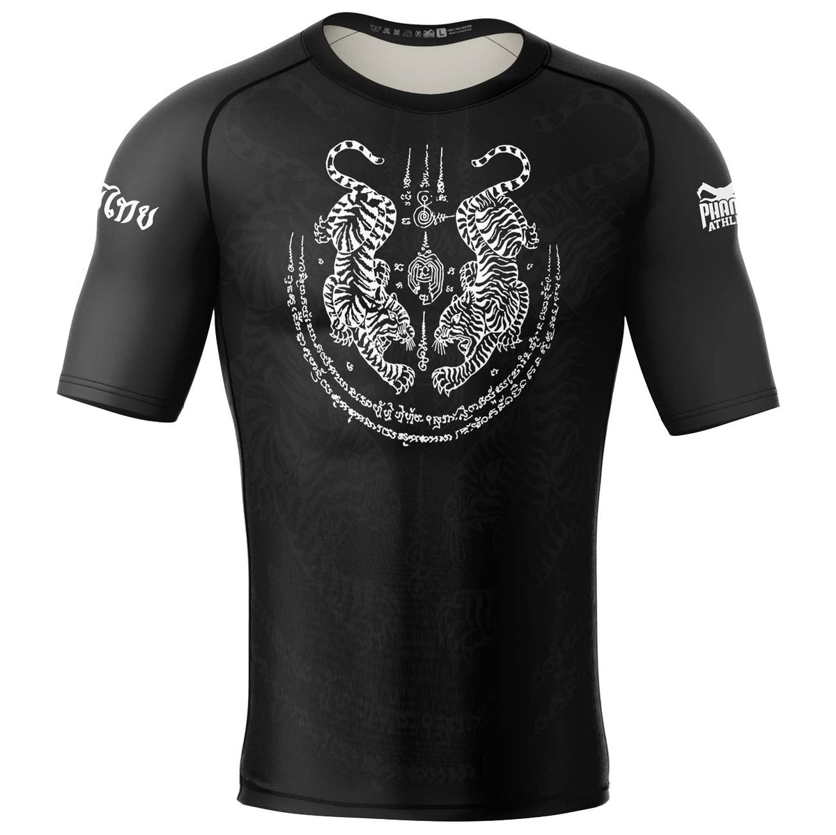 Phantom Rashguard für Muay Thai Training. Im traditionellen SAK YANT Design. Perfekt für deinen Kampfsport. 