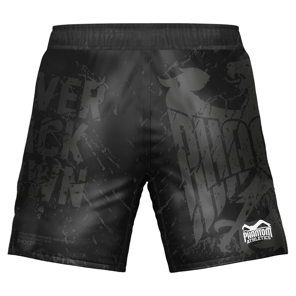 Die Phantom EVO Fightshorts im Team Germany Design. Mit Deutschland Adler und &quot;Never Back Down&quot; Schriftzug. Ideal für deinen Kamfpsport, wie MMA, Muay Thai, Ringen, BJJ oder Kickboxen.