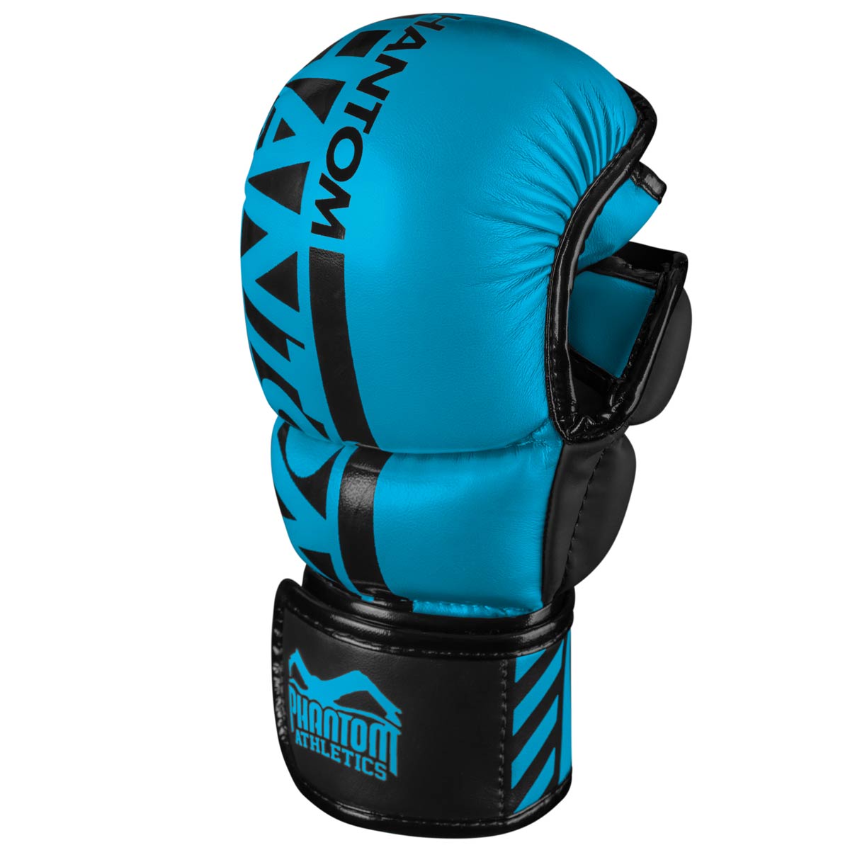 Phantom APEX NEON MMA Sparring Handschuhe. Hochwertige Boxhandschuhe für deinen Kampfsport. Perfekte Verarbeitung machen diese MMA Gloves ideal für Training, Sparring und Wettkampf. Perfekt für MMA Krav Maga oder Muay Thai. Hier in Neon Blau.