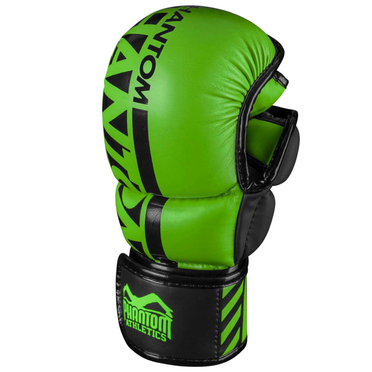 Phantom APEX NEON MMA Sparring Handschuhe. Hochwertige Boxhandschuhe für deinen Kampfsport. Perfekte Verarbeitung machen diese MMA Gloves ideal für Training, Sparring und Wettkampf. Perfekt für MMA Krav Maga oder Muay Thai. Hier in Neon Grün.