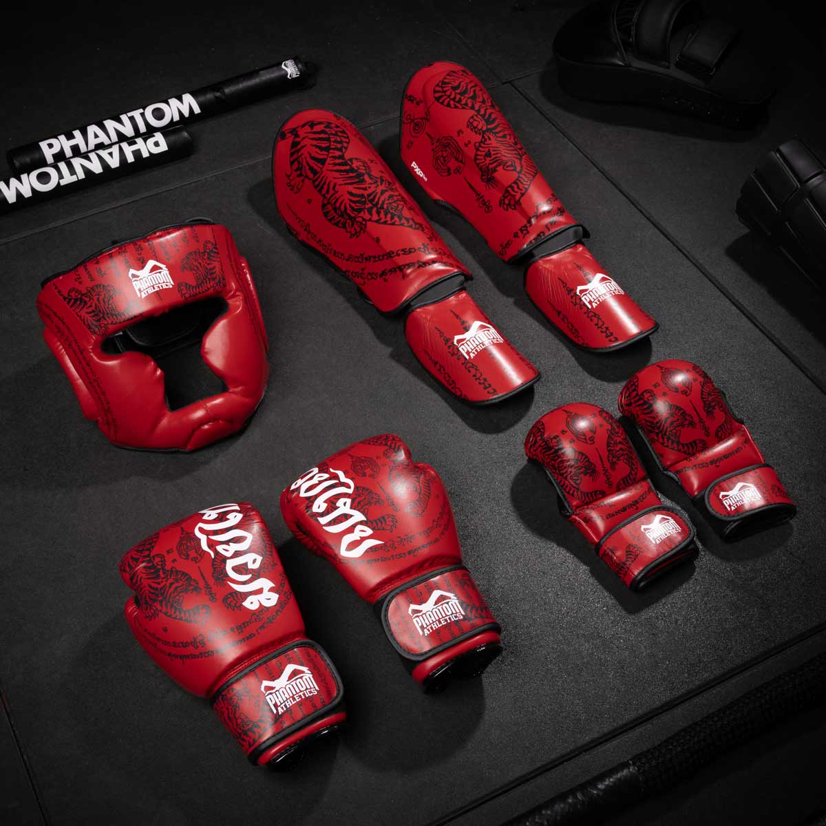 Sparring Handschuhe Muay Thai - Rot