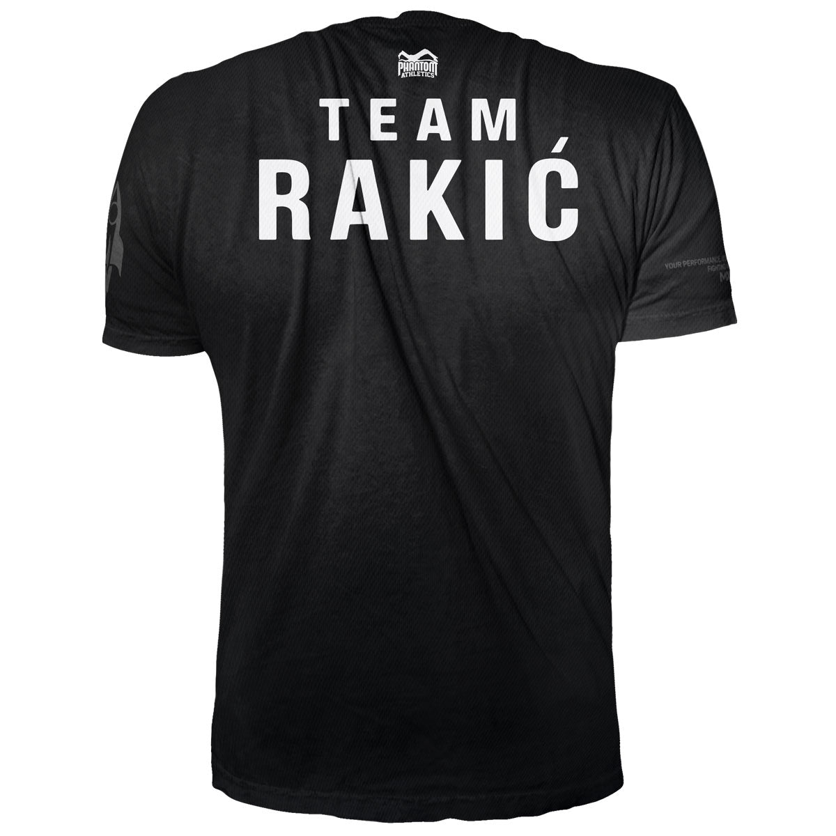 Phantom Athletics Team Rakic Shirt – Sportliches T-Shirt in Schwarz mit Rakic-Grafik für Fans und Athleten. Bietet optimale Bewegungsfreiheit und ein modernes Design.