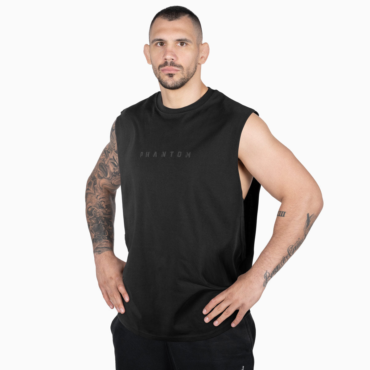 Oversize Sleeveless Shirt Sonic - Schwarz