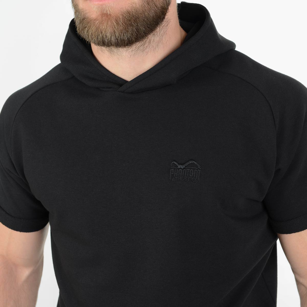 Hoodie Shortsleeve Sonic - Schwarz