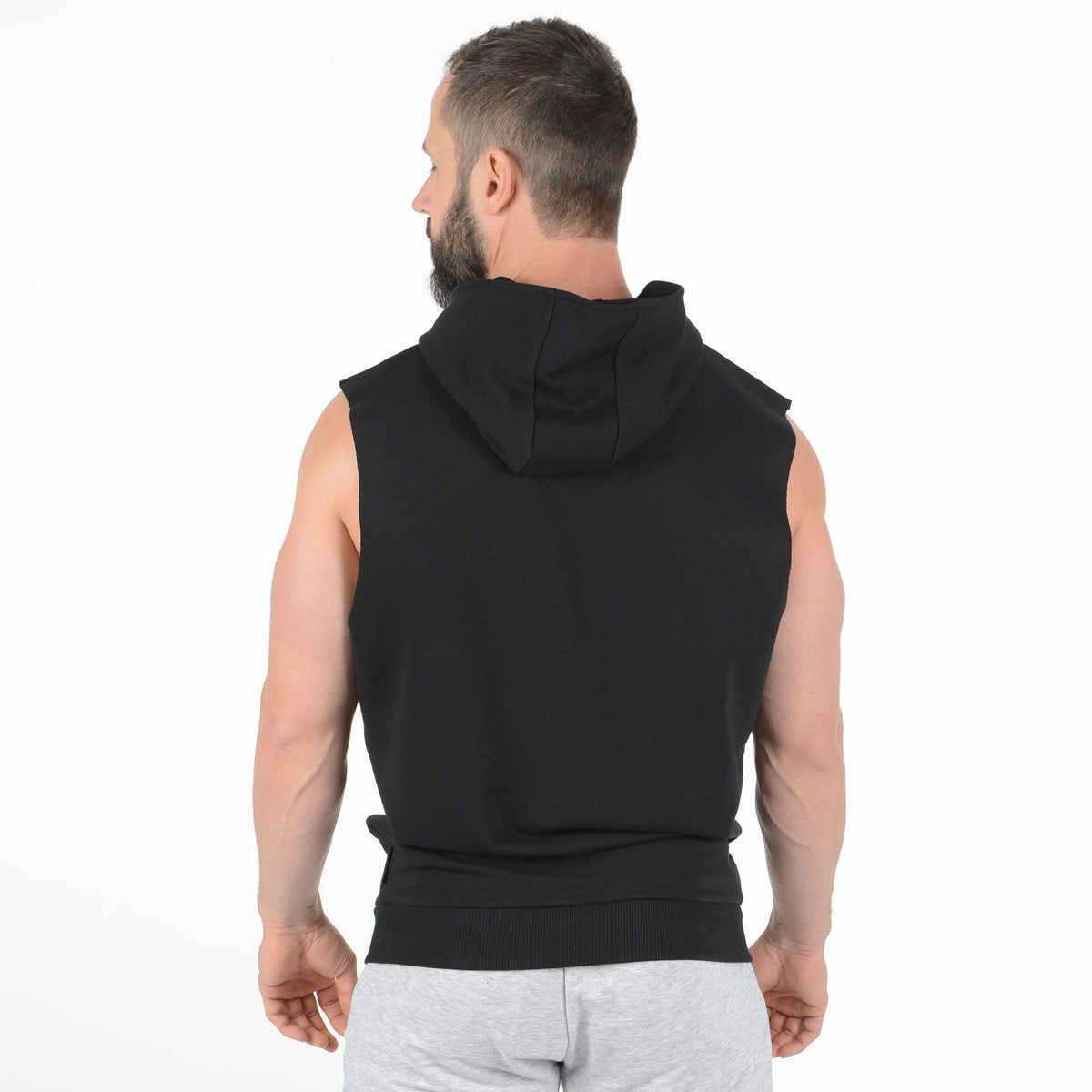 Hoodie Sleeveless Vantage - Schwarz