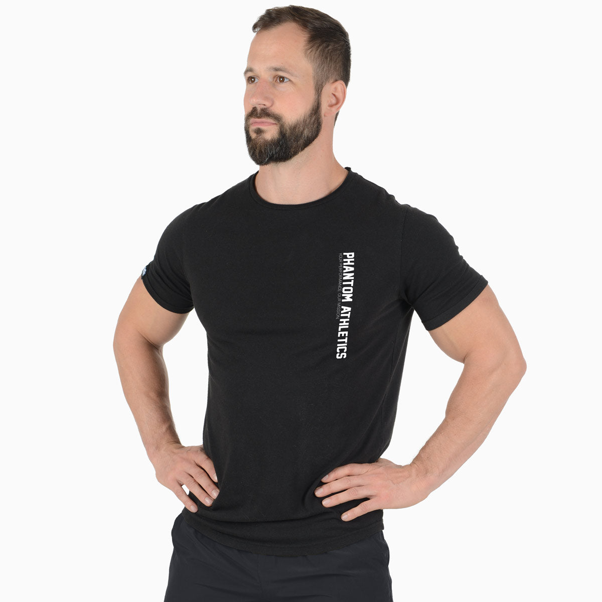 T-Shirt Vertical - Schwarz