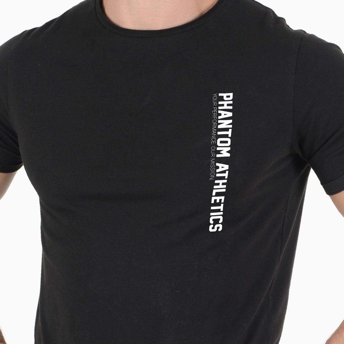 T-Shirt Vertical - Schwarz