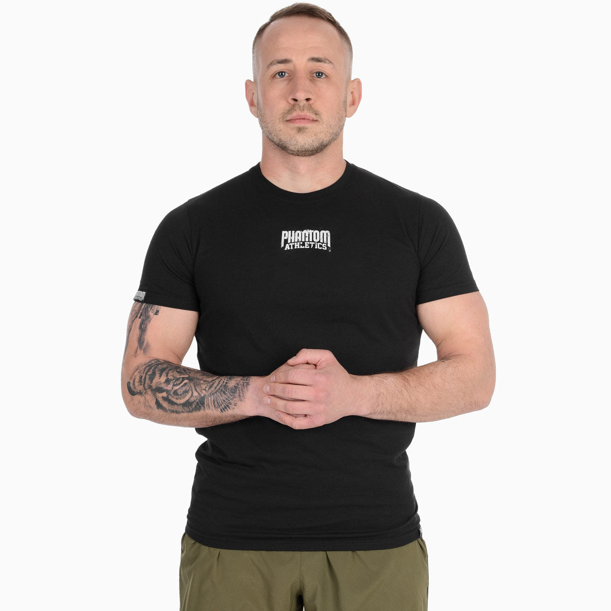 T-Shirt No Fighting / No Life - Schwarz