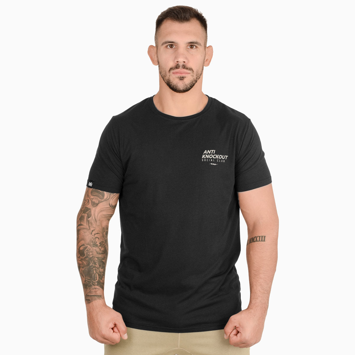 T-Shirt Anti Knockout Club - Schwarz