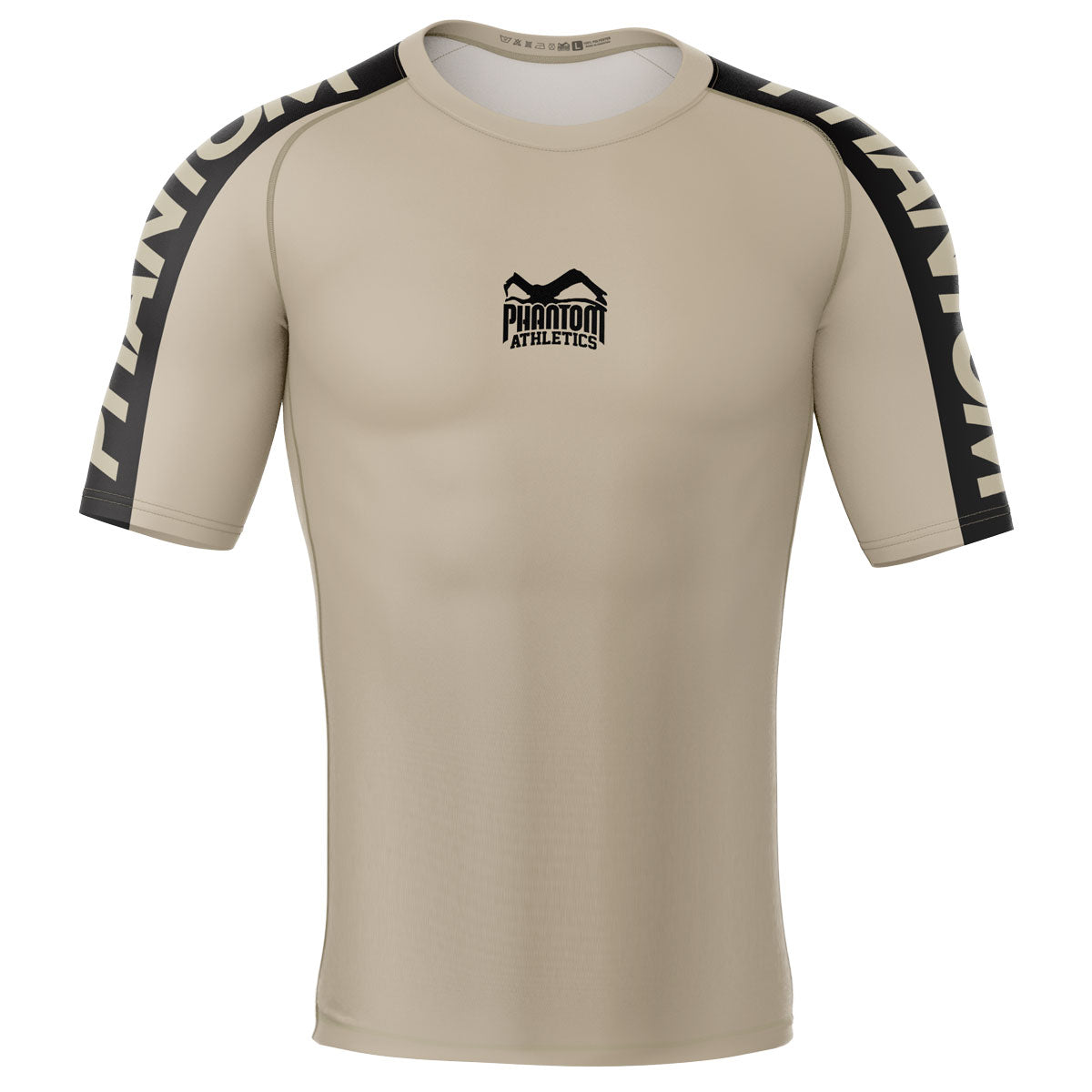 Rashguard Kompressziós póló - EVO Apex - Sand