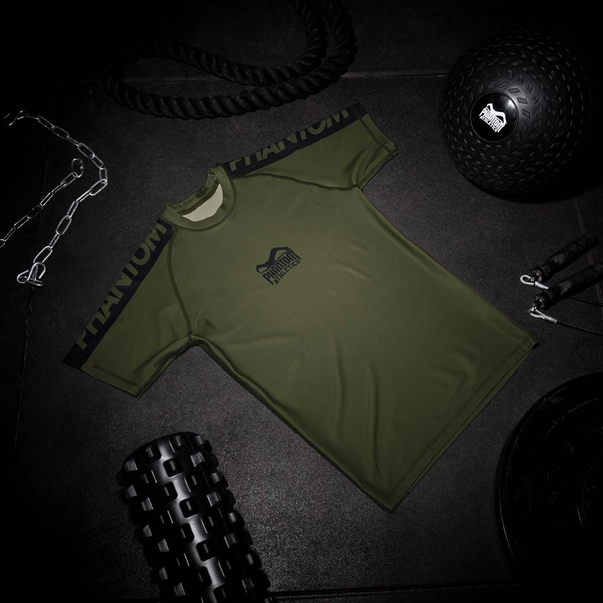 Rashguard kompressziós póló - EVO Apex - Army