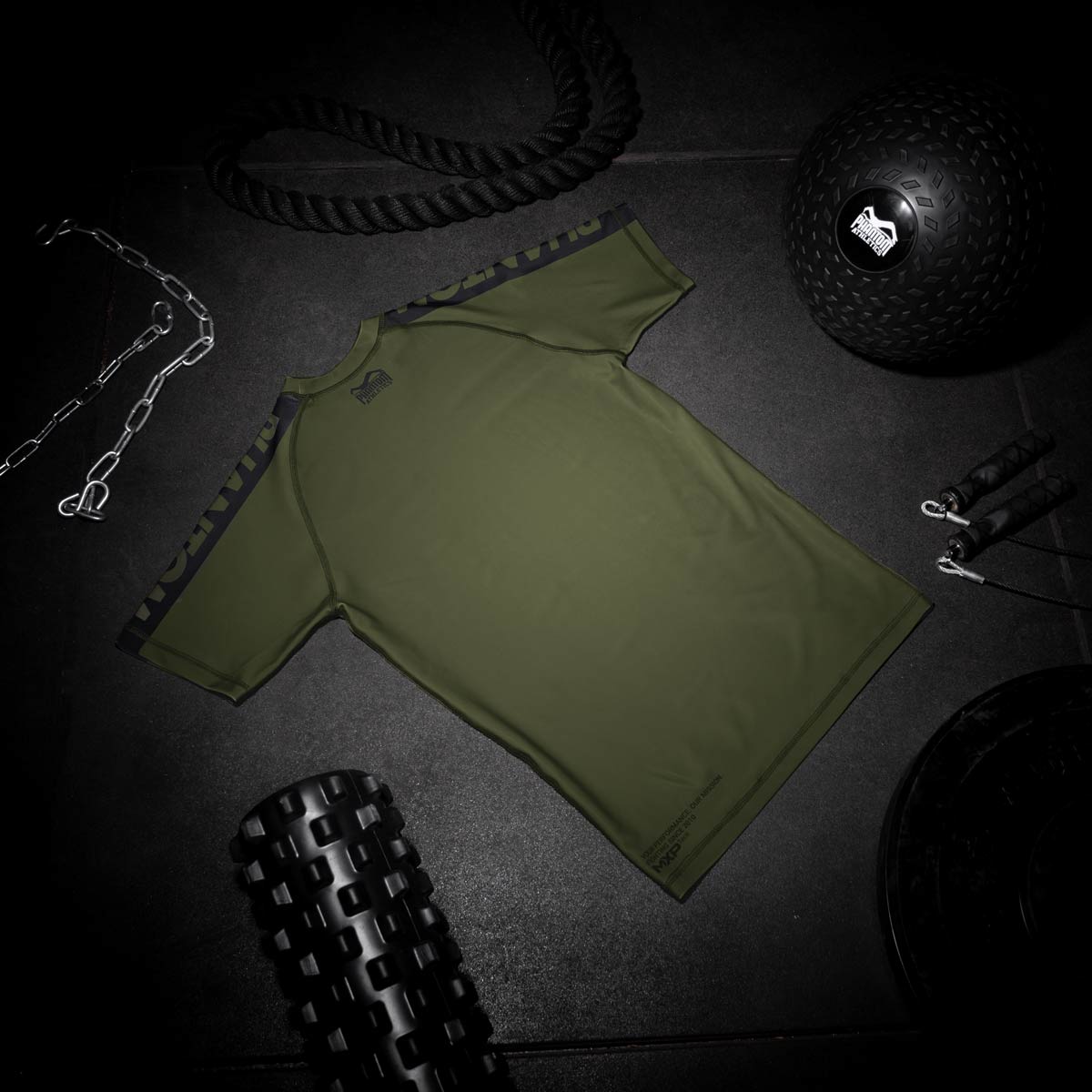 Rashguard kompressziós póló - EVO Apex - Army