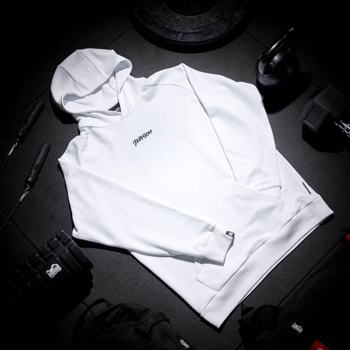 Hoodie Boxed - White