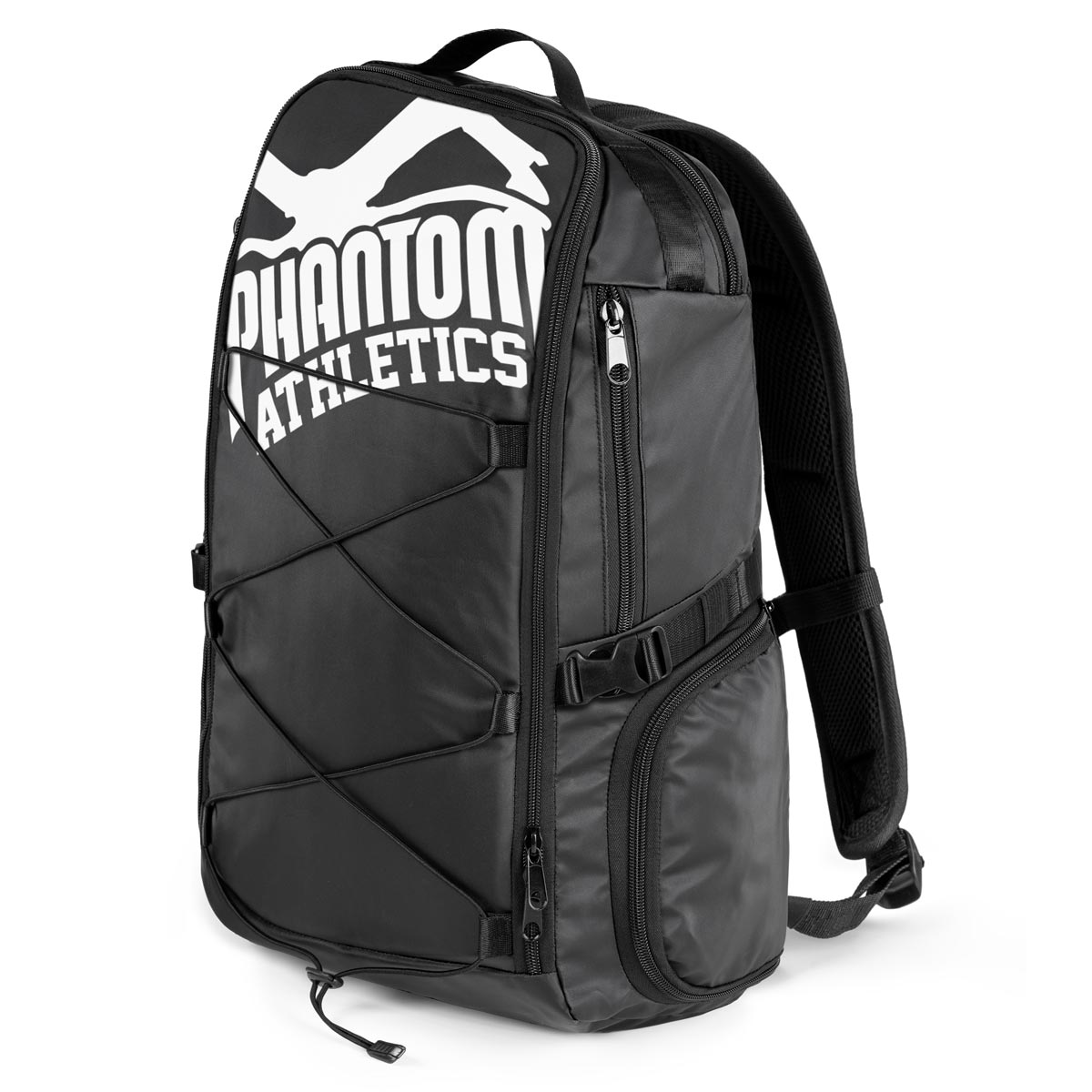 Phantom APEX Rucksack für deinen Kampfsport. Mit vielen Fächern um dein Fight Equipment stets griffbereit zu haben. Ideal für MMA, Boxen oder BJJ. Mit angenehmen Rückenteil für maximalen Tragekomfort. Im Supporter Design mit großem Phantom Athletics Logo.